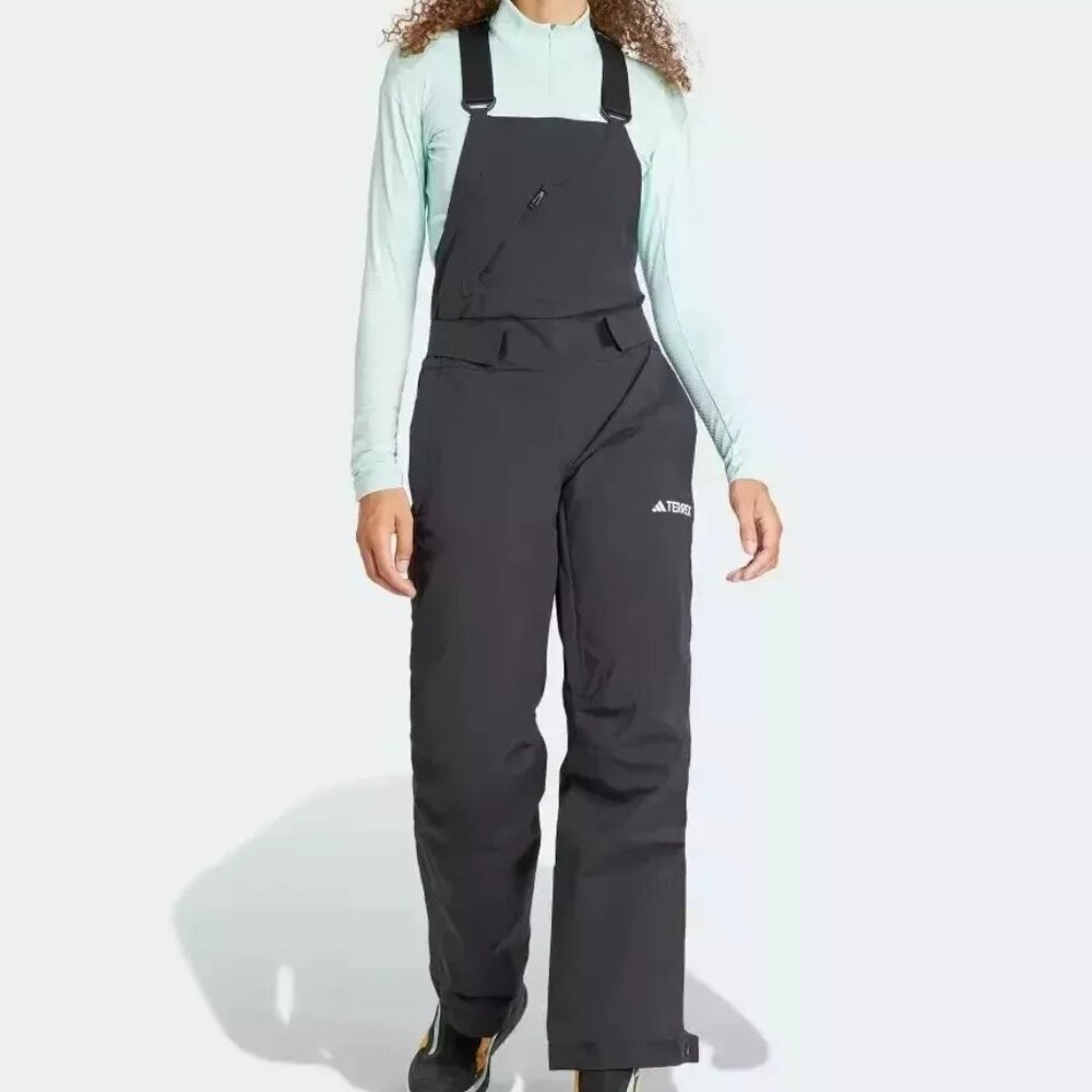 m Womens  Adidas Terrex Xperior Insulated Bib Alpine Ski Pants Black IB1182 $260